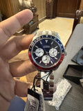 Guess Odyssey Multifunction Blue Dial Silver Steel Strap Watch For Men - W1107G2