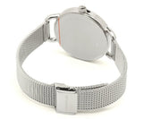 Calvin Klein Even Black Dial Silver Mesh Bracelet Watch for Women - K7B23121
