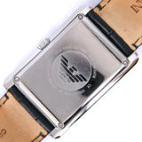 Emporio Armani Classic Analog Black Dial Black Leather Strap Strap Watch For Men - AR1604