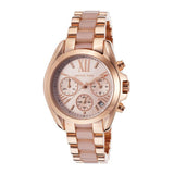 Michael Kors Bradshaw Rose Gold Dial Two Tone Steel Strap Watch for Women - MK6066