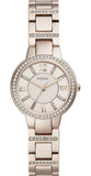 Fossil Virginia Pink Dial Pink Steel Strap Watch for Women - ES4482