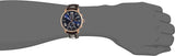 Tommy Hilfiger Alden Quartz Blue Dial Brown Leather Strap Watch for Men - 1791308