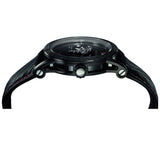 Versace Palazzo Empire Black Dial Black Leather Strap Watch for Men - VERD00218