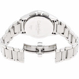 Calvin Klein City Silver Dial Silver Steel Strap Watch for Women - K2G23148
