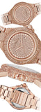 Michael Kors Camille Crystal Rose Gold Dial Rose Gold Steel Strap Watch for Women - MK5862