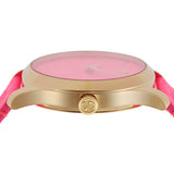 Gucci G Timeless Quartz Pink Dial Pink Leather Strap Watch For Women - YA1264115