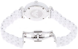 Emporio Armani Giannti T Bar Quartz Mother of Pearl Dial White Steel Strap Watch For Women - AR1485