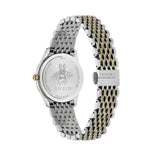 Gucci G Timeless Quartz Blue Dial Two Tone Steel Strap Watch For Women - YA1265029