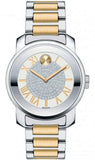 Movado Bold Silver Dial Two Tone Steel Strap Watch For Women - 3600256