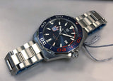 Tag Heuer Aquaracer Henrik Lundqvist Special Edition Blue Dial Silver Steel Strap Watch for Men - WAY101J.BA0746