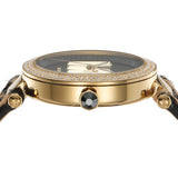 Michael Kors Parker Black Dial Cheetah Print Brown Leather Strap Watch For Women - MK4723