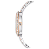 Swarovski Certa Crystals Silver Dial Two Tone Steel Strap Watch for Women - 5672971