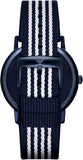Emporio Armani Kappa White Dial Two Tone NATO Strap Watch For Men - AR80005