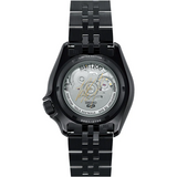 Seiko Automatic SKX GMT Yuto Horigome Limited Edition Black Dial Black Steel Strap Watch For Men - SSK027K1