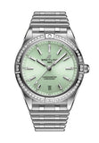 Breitling Chronomat Automatic 36 Diamonds Green Dial Two Tone Steel Strap Watch for Women - A10380591L1A1