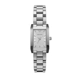 Emporio Armani Classic Diamonds Silver Dial Silver Steel Strap Watch For Women - AR3170