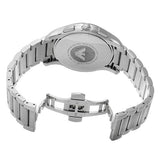 Emporio Armani Valente Chronograph Quartz Black Dial Silver Steel Strap Watch For Men - AR11083