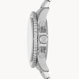 Emporio Armani Diver Chronograph Black Dial Silver Steel Strap Watch For Men - AR11360