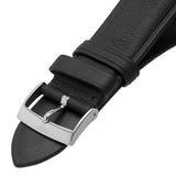 Emporio Armani Giovanni Chronograph Black Dial Black Leather Strap Watch For Men - AR11431