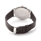Emporio Armani Luigi Quartz Gray Dial Brown Leather Strap Watch For Men - AR1996