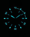 Emporio Armani Sea Explorer Automatic Black Dial Black Silicone Strap Watch For Men - AR60078
