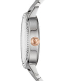 Emporio Armani Interchangeable Mother of Pearl Dial Silver Steel Strap Watch For Women - AR80020
