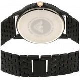 Emporio Armani Interchangeable Black Dial Black Steel Strap Watch For Men - AR80021