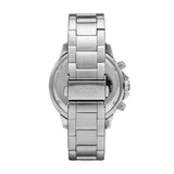 Fossil Bannon Multifunction Blue Dial Silver Steel Strap Watch for Men - BQ2503