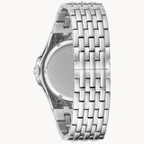 Bulova Phantom Classic Baguette Green Dial Silver Steel Strap Watch for Men - 96A253