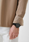 Emporio Armani Mario Chronograph Black Dial Black Nylon Strap Watch For Men - AR11453