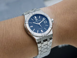 Maurice Lacroix Aikon Automatic Black Dial Silver Steel Strap Watch for Men - AI1807-SS002-330-1