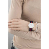 Daniel Wellington Classic Oxford White Dial Two Tone NATO Strap Watch For Women - DW00100029