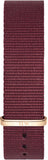 Daniel Wellington Classic Roselyn White Dial Red NATO Strap Watch For Women - DW00100271