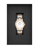 Daniel Wellington Iconic Link White Dial Two Tone Steel Strap Watch For Women - DW00100359