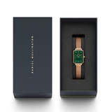 Daniel Wellington Quadro Melrose Green Watch For Womens - DW00100437
