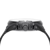 Diesel Mega Chief Chronograph Black Dial Black Mesh Strap Watch For Men - DZ4527
