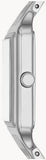 Fossil Raquel Three Hand Date White Dial Silver Steel Strap Watch for Women - ES5221