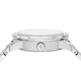 Emporio Armani Meccanico Automatic Blue Dial Silver Steel Strap Watch For Men - AR60052
