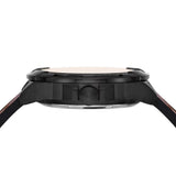 Fossil Bronson Automatic Skeleton Black Dial Brown Leather Strap Watch for Men - ME3219