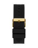 Guess Poseidon Chronograph Black Dial Black Rubber Strap Watch for Men - GW0057G1