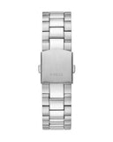 Guess Connoisseur Black Dial Silver Steel Strap Watch for Men - GW0265G1