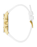 Guess Athena White Dial White Rubber Strap Watch for Women - GW0409L2