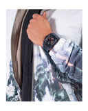 Guess Phoenix Chronograph Black Dial Black Rubber Strap Watch for Men - GW0499G1
