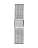 Guess Quartz Silver Dial Silver Mesh Strap Watch For Women - GW050L1