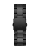 Guess Edge Chronograph Black Dial Black Steel Strap Watch For Men - GW0539G3