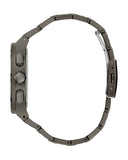 Guess Headliner Quartz Black Dial Grey Steel Strap Watch For Men - GW0572G5