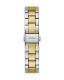 Guess Mist Analog Green Dial Two Tone Steel Strap Watch For Women - GW0723L1