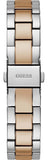 Guess Mist Analog Maroon Dial Two Tone Steel Strap Watch For Women - GW0723L2