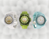 Gucci Dive Automatic White Dial White Rubber Strap Unisex Watch - YA136342