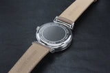 Michael Kors Caitlin Quartz Silver Dial Gray Leather Strap Watch For Women - MK2377
